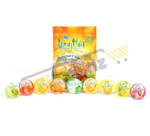 Thạch rau câu Long Hải trái cây đủ vị túi 416g