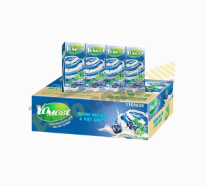 BOX of Yomost Blueberry Flavored Drinking Yogurt 48 x 170ml