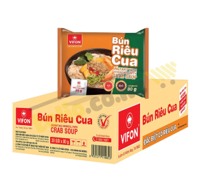 Thùng 30 gói bún riêu cua Vifon 80g