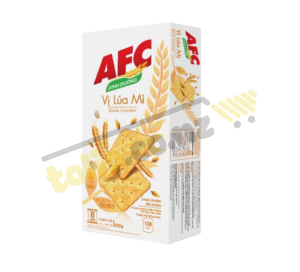 AFC nutritious wheat crackers box 200g (8 packs x 25g)