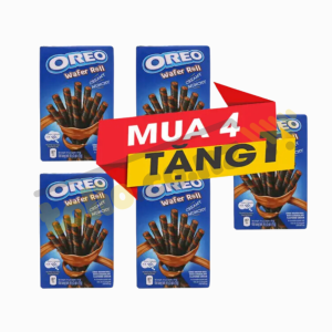 [Buy 4 Get 1 Free] Set of Boxes of Oreo Chocolate Flavor Wafer Roll 5 x 54g