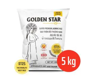 Gạo thơm thượng hạng ST25 GOLDEN STAR 5KG