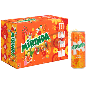 Thùng 24 lon Mirinda cam lon 320ml