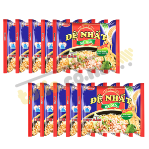 Set of 10 packs of De Nhat instant noodles with minced meat 82g