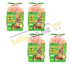 Set of Vifon dried crab rice crackes 4 x 300g