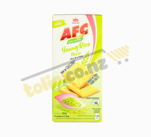Bánh cracker dinh dưỡng AFC vị cốm non hộp 109g