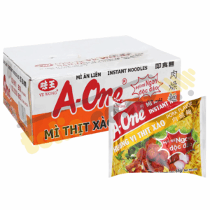 Thùng 33 gói mì A-One thịt xào 85g