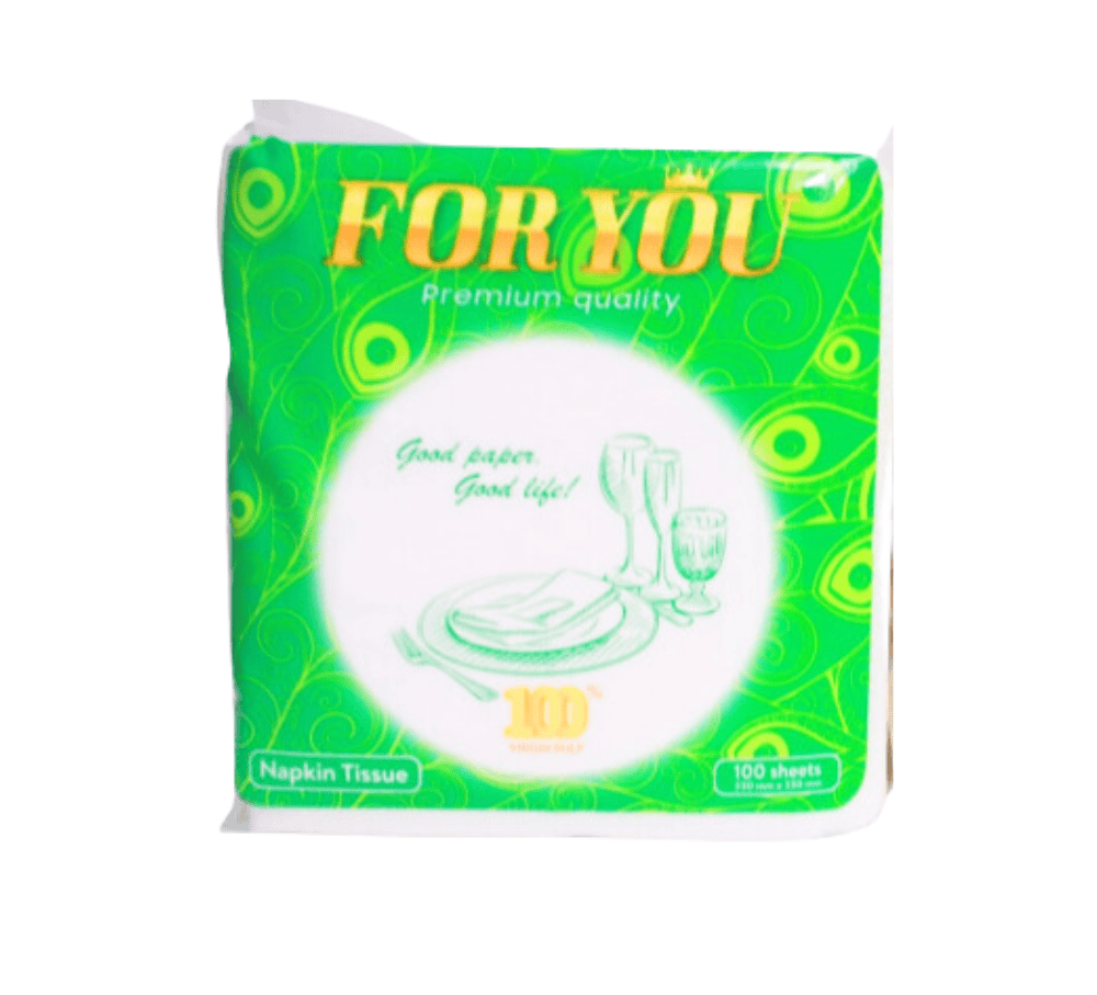 For You Square Tissue 100 Sheets TOLIO