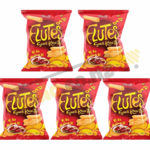 Set of 5 Oishi snack packs grilled beef flavor 32g