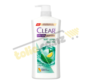 Clear anti-dandruff shampoo with cool mint 880g bottle