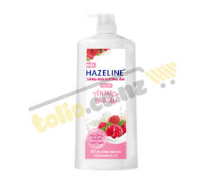 Hazeline shower gel brightening and moisturizing oatmeal & mulberry 1kg bottle