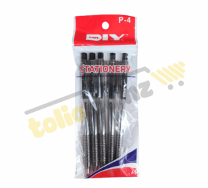 Set of 5 Mr DIY 0.7mm black ballpoint pens