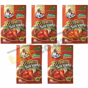 Set 5 gói sốt bò kho sốt vang Ông Chà Và 90g