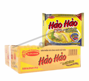 Thùng 30 gói mì Hảo Hảo mì gà vàng 74g