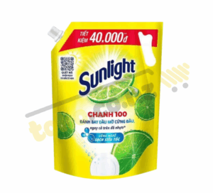 Sunlight lemon dishwashing liquid 100 bags 3.1kg
