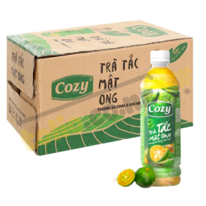 Thùng 24 chai trà tắc mật ong Cozy 455ml