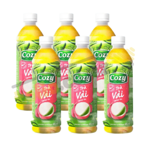 Lốc 6 chai trà vải Cozy 455ml