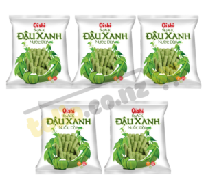 Set 5 gói Oishi snack đậu xanh nước dừa 34g
