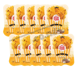 Set 10 bánh tráng trộn vị sa tế bò Miss 40g