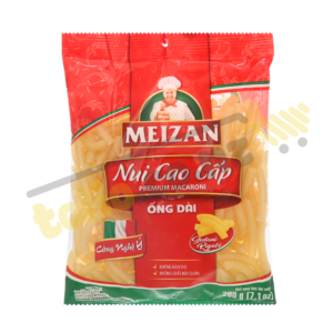 Meizan long tube pasta 200g package
