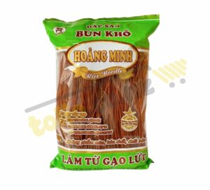 Bún gạo lứt đỏ Hoàng Minh gói 500g