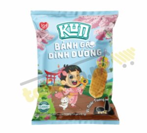 Bánh gạo dinh dưỡng vị nước tương Kun gói 140g