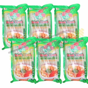 Set of 6 packs of Trang Bang Gia Bao rice flour noodles, 400g each.